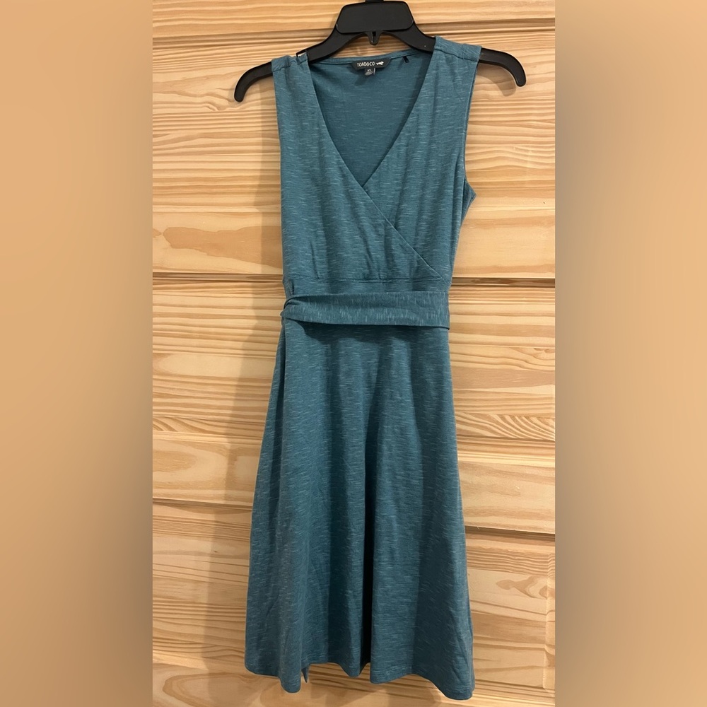 Toad&Co Teal Sleeveless Dress